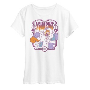 Women's - Spongebob Squarepants - Sandy Cheeks Aquariusastrology Short Sleeve Graphic T-Shirt - 1 of 4