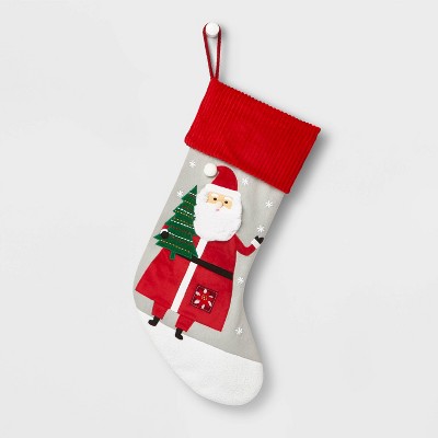 20" Santa Christmas Stocking - Wondershop™