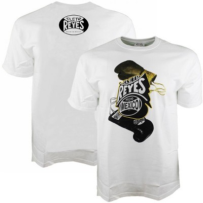 Cleto Reyes Printed Boxing Gloves T-Shirt - Small - White