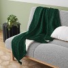 Faux Shearling Reverse Quilted Jersey Throw Blanket Heathered - Room Essentials™ - 2 of 4