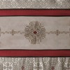 PAGED Jacquard Embroidered Shower Curtain, Premium Bathroom Curtain with 12 Reinforced Button Holes and Machine-Washable Fabric - 4 of 4