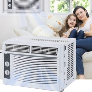 GustoWave Small Window Air Conditioner, White, New - 1 of 4