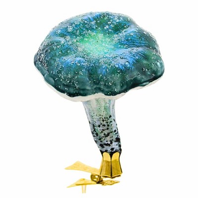 Morawski 4.0 Inch Chanterelle Mushroom Clip-On Forest Tree Ornaments