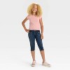 Girls' Low-Rise Denim Capri Pants - art class™ - 3 of 3