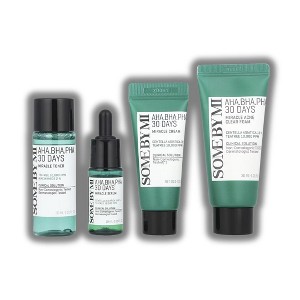 Some by Mi AHA, BHA, PHA 30 Days Miracle AC SOS Kit | The positive changes and miracles to your skin ( 4 pcs) - 1 of 3