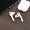 Insten 3 Pairs Ear Hooks Tips Compatible with AirPods 1 & 2 Earbuds, Anti-Lost EarHooks EarTips Accessories (Not Fit in Charging Case) Pink - 2 of 4