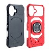 Reiko Kickstand Ring Holder TPU Shockproof Case for iPhone 16 PLUS - 2 of 4