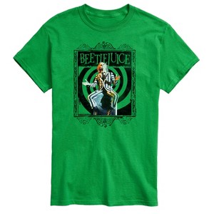 Men's - Beetlejuice - Spiral with Grave Tombstone Short Sleeve Graphic T-Shirt - 1 of 4
