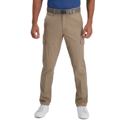 Men's Regular Fit Straight Cargo Pants - Goodfellow & Co™ Tan 33x30