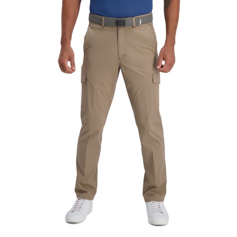 Haggar H26 Men's Premium Stretch Classic Fit Dress Pants - Khaki 36x30 :  Target