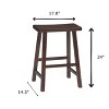 Davis Saddle Seat Stool - International Concepts - 4 of 4