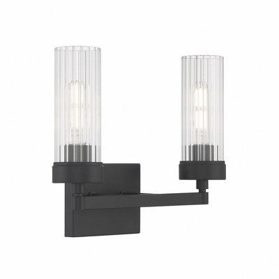 Norwell Lighting Lida 2 - Light Vanity in  Matte Black