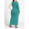 ELOQUII Women's Plus Size One Shoulder Maxi Dress - 3 of 4