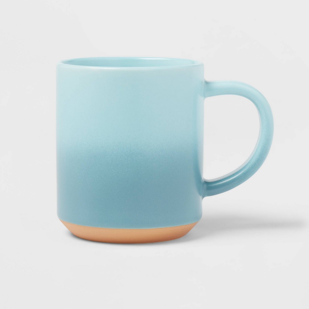 Photos - Glass 19oz Doug Drinkware Mug Blue - Threshold™