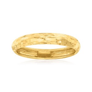 Ross-Simons Italian 14kt Yellow Gold Diamond-Cut Ring - 1 of 4