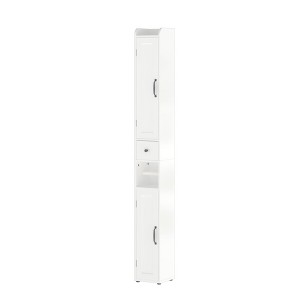 Dexmalle 67.51" Tall Bathroom Storage Cabinet with Adjustable Shelves - 1 of 4