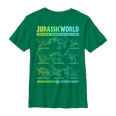 Boy's Jurassic World: Fallen Kingdom Dinosaur Identification Card T ...