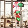 8 Foot Giant Inflatable Santa with 3 Santa Designs + 3 "Merry Christmas" Signs, Quick Plug-In Inflation, Waterproof Material, 4 Suction Cups & 6 Ropes - 4 of 4
