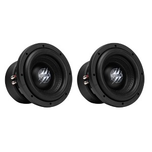 Hifonics 2 Pack ELITE 8 Inch Subwoofer, Dual Voice Coil Car Audio Speaker, 1200W - 1 of 4