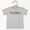 The Juniper Shop Lucky Typewriter Clover Toddler Short Sleeve Tee - 2 of 4