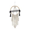 Cotton Macrame Handmade Intricately Weaved Wall Decor with Beaded Fringe Tassels Black - Olivia & May: Artisan Crafted, Boho Chic - image 2 of 4