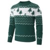 Mens Pullover Sweater Crew Neck Snowboard Pattern Christmas Sweater for Holiday Season Everyday Sweater - 4 of 4