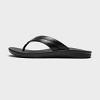 Men's Voyager Flip Flop Sandals - Okabashi Black - image 2 of 3