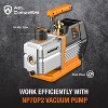 NAVAC NP7DP2 HVAC Vacuum Pump - Dual-Stage AC Motor - A2L Refrigerants - A/C Vacuum Pump Kit - For Evacuation of HVAC Equipment - 15 Microns - 7 CFM - 2 of 4