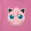 Girl's Pokemon Cute Jigglypuff Portrait Crop Top T-Shirt - 2 of 3