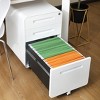 Vynxaria 3-Drawer Mobile File Cabinet - Versatile Utility Storage Cabinets with Lock and Anti-Tilt Design (White) - 4 of 4