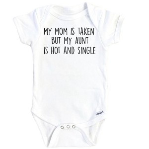 Single Aunt Onesie® Baby Boy Girl Clothes Infant Bodysuit Funny Cute Newborn GS1 - 1 of 3