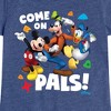 Girls' - Disney - Come On Pals Fitted Short Sleeve Graphic T-Shirt - 2 of 4