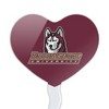 Bloomsburg University Primary Logo Heart Love Cupcake Picks Toppers Decoration Set of 6 - 2 of 4