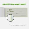 Best Paper Greetings 50-Sheet Gift Certificate Book for Gift Giving, 8.5 x 3.5 in - 4 of 4