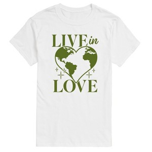 Men's - Instant Message - Live In Love Short Sleeve Graphic T-Shirt - 1 of 4