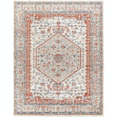 Mark & Day Ladora 7'10"x10' Rectangle Woven Indoor Area Rugs Ivory: Stain-Resistant, Pet Friendly, Transitional Style