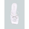 Fineapple Rhinestone Embellished Clear Sandals Women - 4 of 4