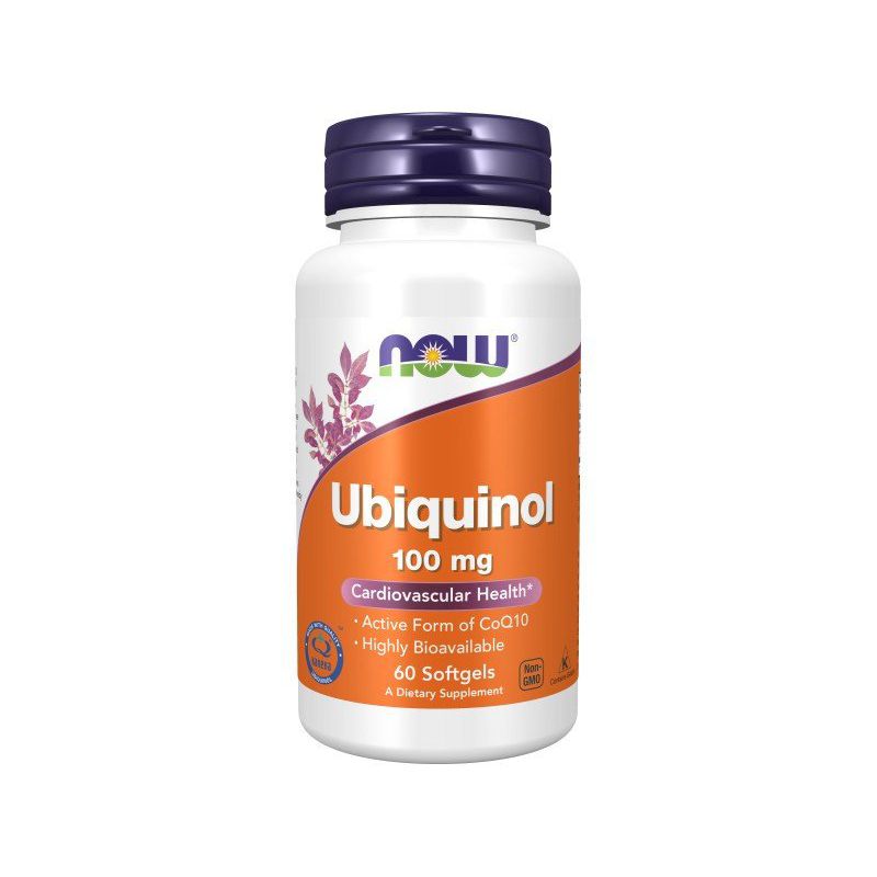 Now Foods Ubiquinol 100 mg  -  60 Softgel, 1 of 4