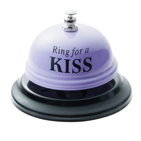 Juvale Ring For A Kiss Bell, Service Bell, Romantic Gifts For Wife, Purple,  2.5 In : Target