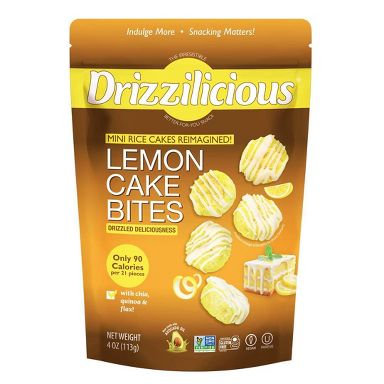 Drizzilicious Lemon Drizzled Mini Rice Cake - 4oz