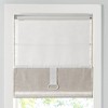 Vynxaria 31"Wx64"L Linen Blend Light Filtering Cordless Roman Shade,Natural(Only 1 PC) - 4 of 4