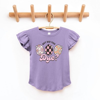 The Juniper Shop But Did You Dye Toddler Flutter Sleeve Tee