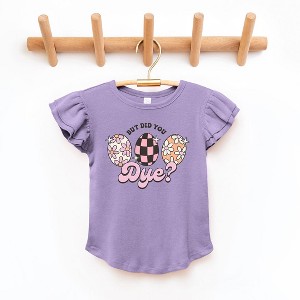 The Juniper Shop But Did You Dye Toddler Flutter Sleeve Tee - 1 of 2
