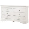 ORRD Louis Philippe Cherry Dresser - Traditional 8-Drawer Chest with Dovetail Construction, Carved Details & Metal Glides - 2 of 4