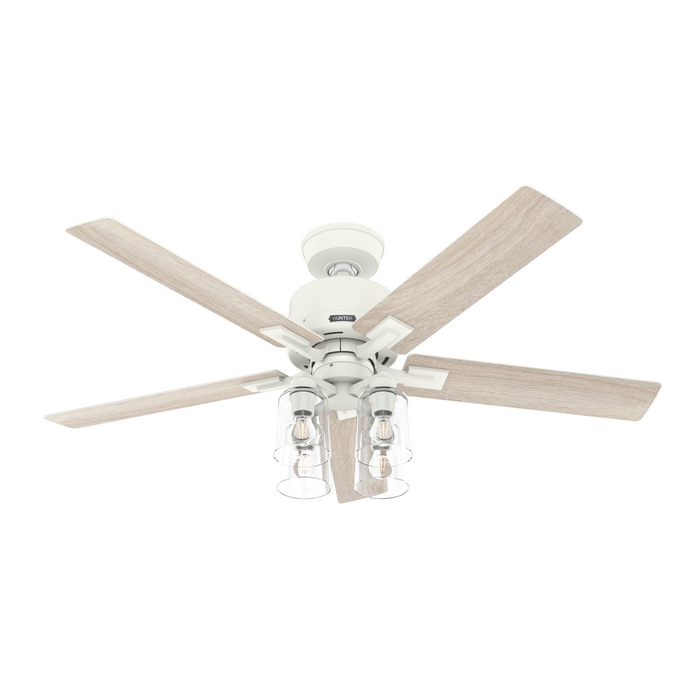 Photos - Air Conditioner 52" Wi-Fi Techne Ceiling Fan with Light Kit and Handheld Remote (Includes