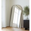 TEHOME Black Metal Arched Floor Mirror for Entryway, Bathroom, Mantel or Dresser, Arch Matt Black Long Mirror for Bathroom or Living Room, 48x72'' - 2 of 4