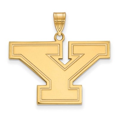 Black Bow Jewelry 14k Yellow Gold Youngstown State Penguins NCAA Large Pendant
