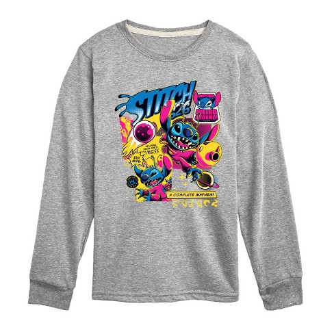 Boys' - Disney - Lilo & Stitch Long Sleeve Graphic T-Shirt - image 1 of 4