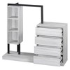 KTMBDW Wardrobe Closet, Portable Clothing Rack for Hanging Clothes, Free Standing Closet Organizers with 4 Large Drawers and 3 Shelves for Bedroom - 4 of 4