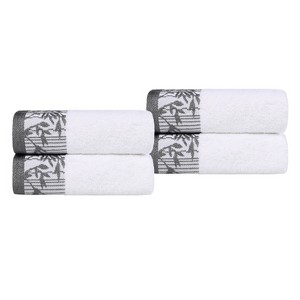Charming Floral Accent Cotton Towel Set by Blue Nile Mills - 1 of 4
